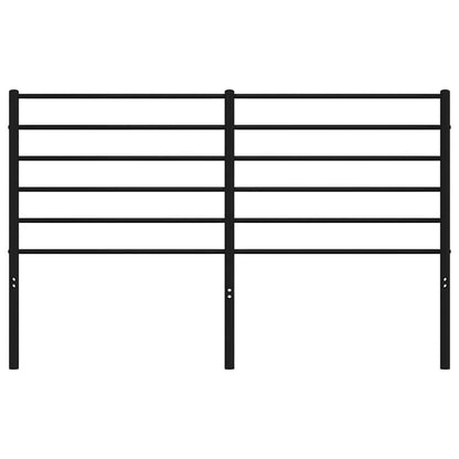 Cabeceira de cama 150 cm metal preto