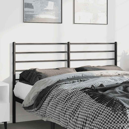 Cabeceira de cama 150 cm metal preto