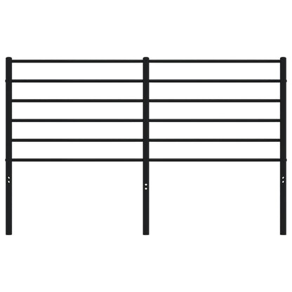 Cabeceira de cama 160 cm metal preto