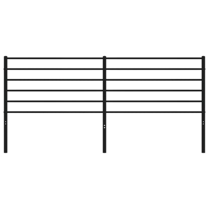Cabeceira de cama 200 cm metal preto