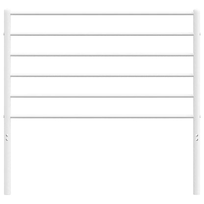 Cabeceira de cama 100 cm metal branco