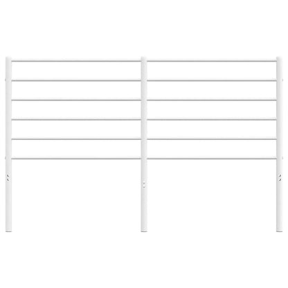 Cabeceira de cama 135 cm metal branco