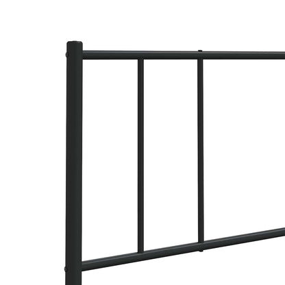 Cabeceira de cama 100 cm metal preto