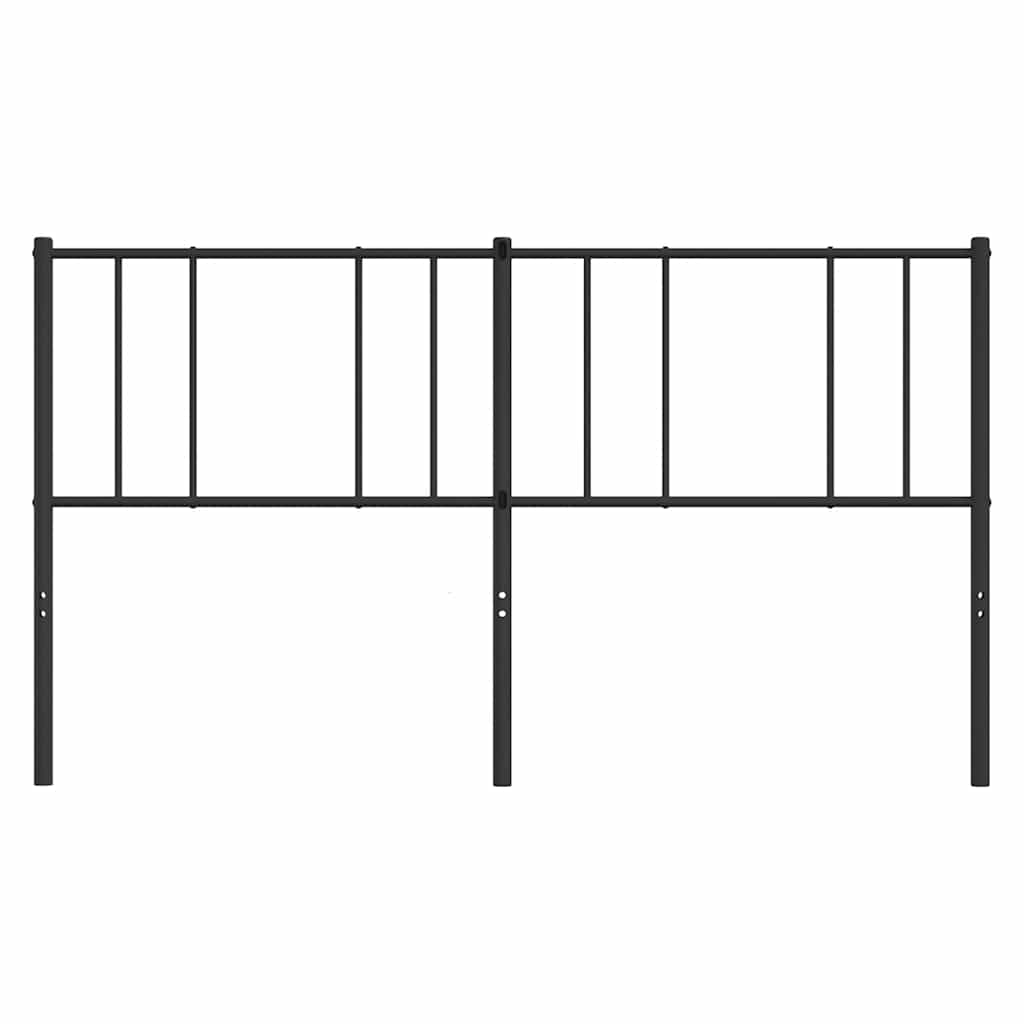Cabeceira de cama 180 cm metal preto
