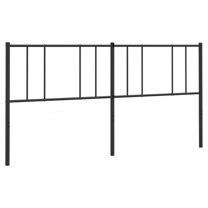 Cabeceira de cama 200 cm metal preto
