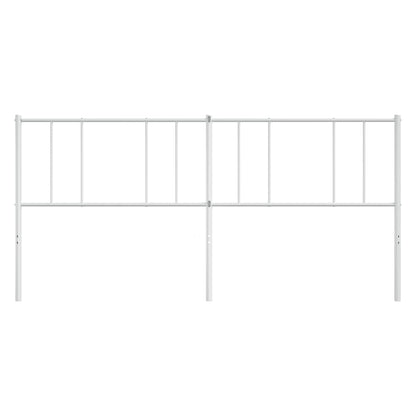 Cabeceira de cama 180 cm metal branco