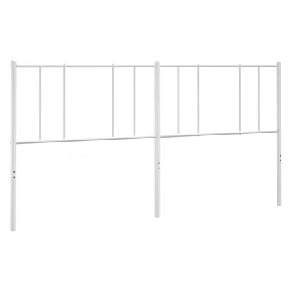 Cabeceira de cama 180 cm metal branco