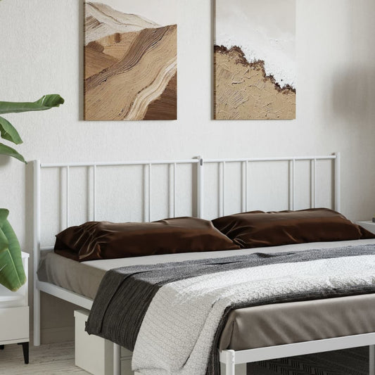 Cabeceira de cama 193 cm metal branco
