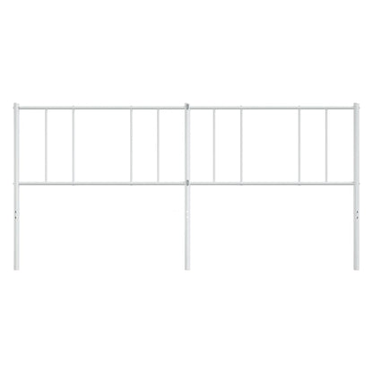 Cabeceira de cama 200 cm metal branco