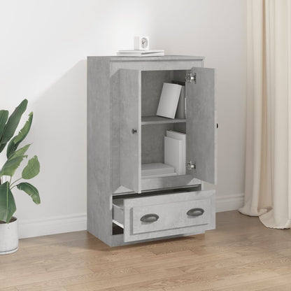 Armário alto derivados madeira 60x35,5x103,5 cm cinza cimento