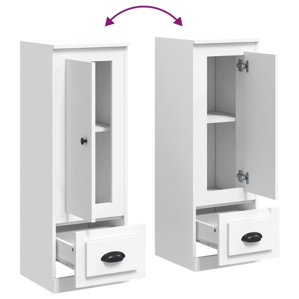 Aparador alto 36x35,5x103,5 cm derivados de madeira branco