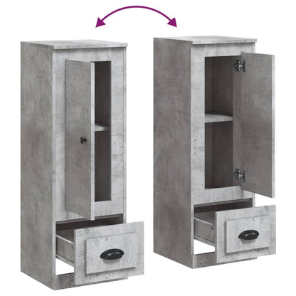 Aparador alto 36x35,5x103,5 cm derivados madeira cinza cimento