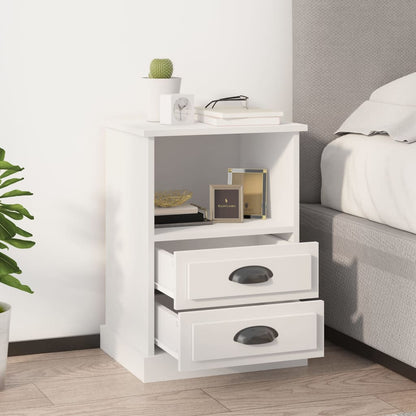 Mesa de cabeceira 43x36x60 cm branco