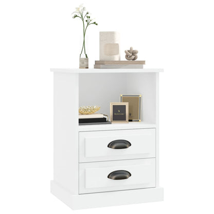 Mesa de cabeceira 43x36x60 cm branco