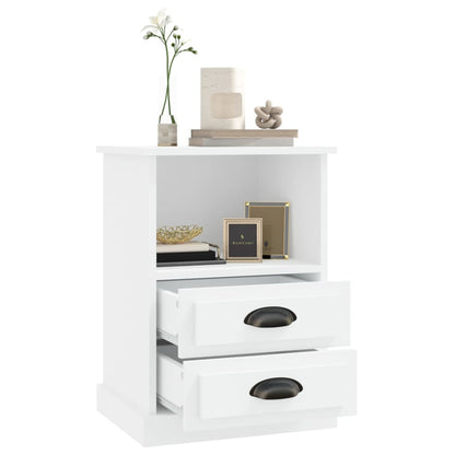 Mesa de cabeceira 43x36x60 cm branco