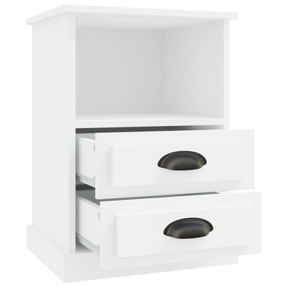 Mesa de cabeceira 43x36x60 cm branco