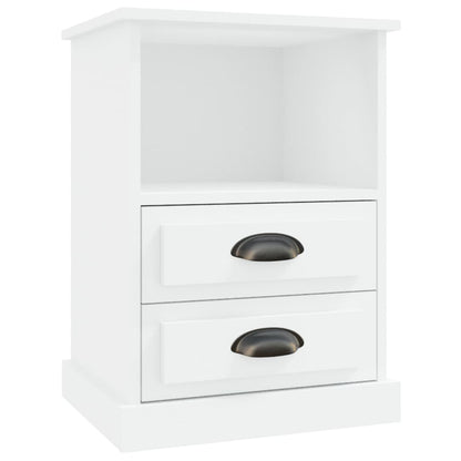 Mesas de cabeceira 2 pcs 43x36x60 cm branco