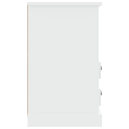 Mesas de cabeceira 2 pcs 43x36x60 cm branco brilhante