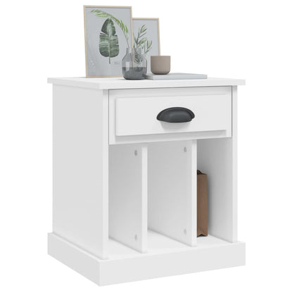 Mesas de cabeceira 2 pcs 43x36x50 cm branco