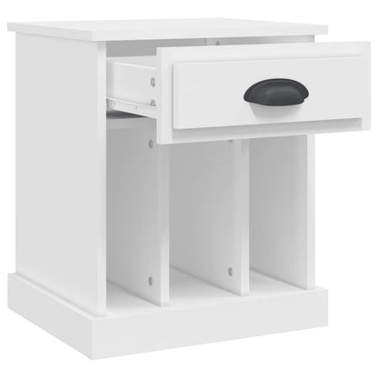 Mesas de cabeceira 2 pcs 43x36x50 cm branco