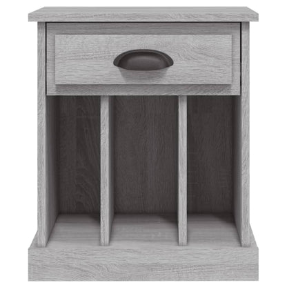 Mesa de cabeceira 43x36x50 cm cinzento sonoma
