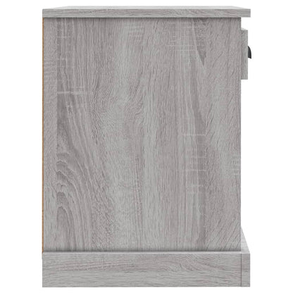 Mesa de cabeceira 43x36x50 cm cinzento sonoma