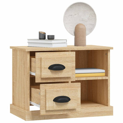 Mesa de cabeceira 60x35,5x45 cm cor carvalho sonoma