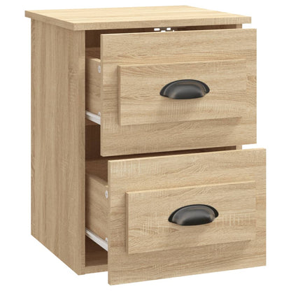 Mesa de cabeceira de parede 41,5x36x53 cm carvalho sonoma