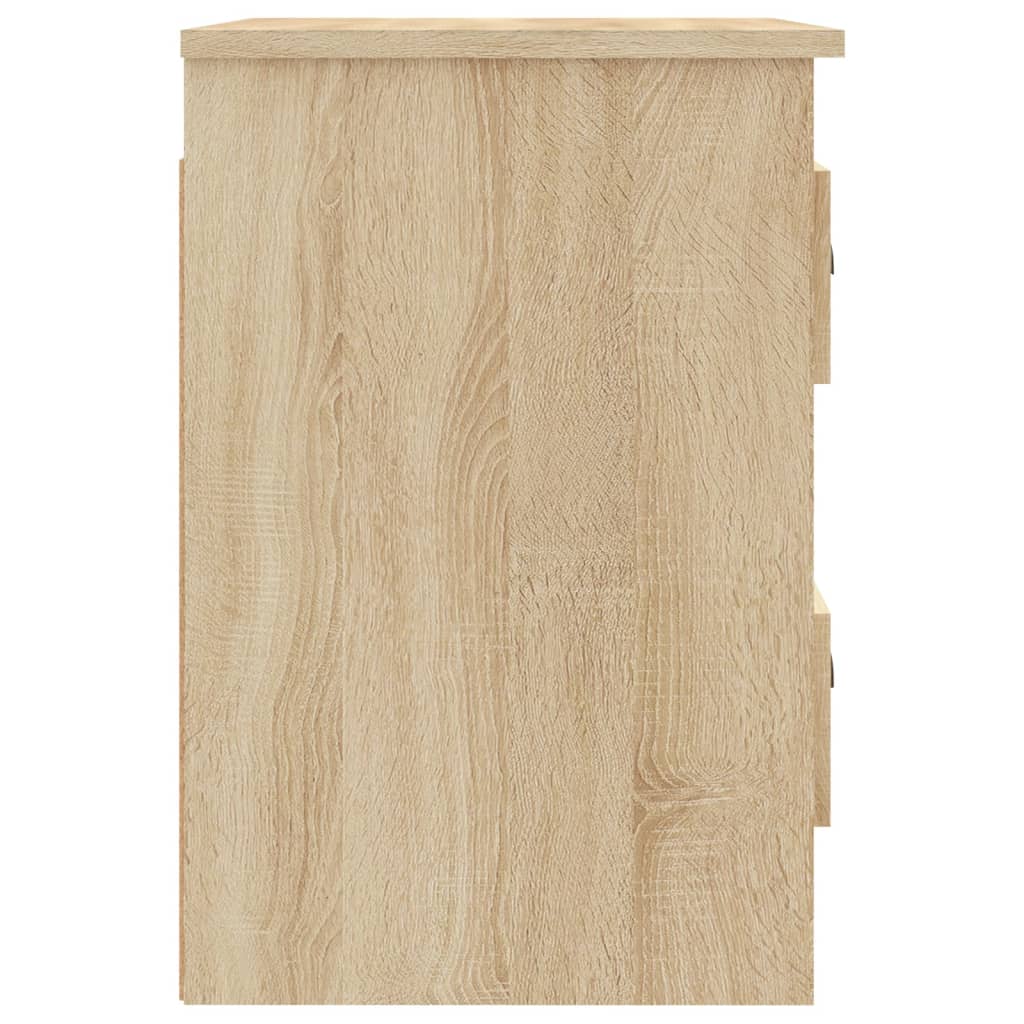 Mesas de cabeceira parede 2 pcs 41,5x36x53 cm carvalho sonoma