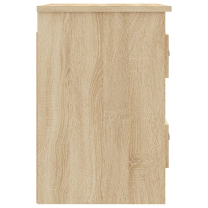 Mesas de cabeceira parede 2 pcs 41,5x36x53 cm carvalho sonoma