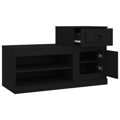 Sapateira 100x42x60 cm derivados de madeira preto