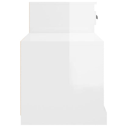 Sapateira 100x42x60 cm derivados de madeira branco brilhante