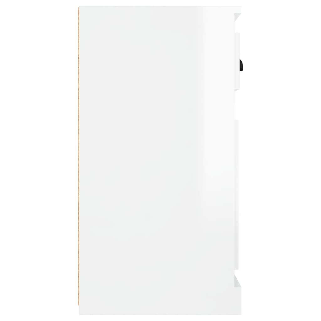 Aparador 70x35,5x67,5 cm derivados de madeira branco brilhante