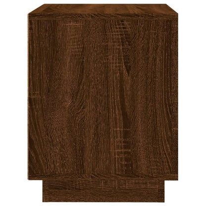 Mesa cabeceira 44x35x45 cm derivados madeira carvalho castanho
