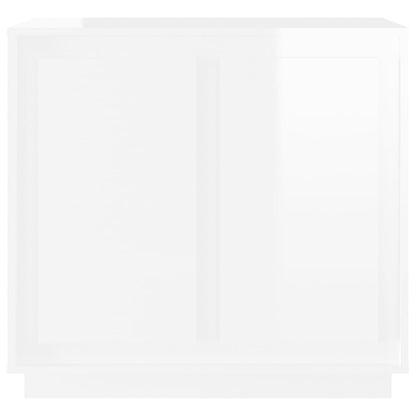 Aparador 80x34x75 cm derivados de madeira branco brilhante