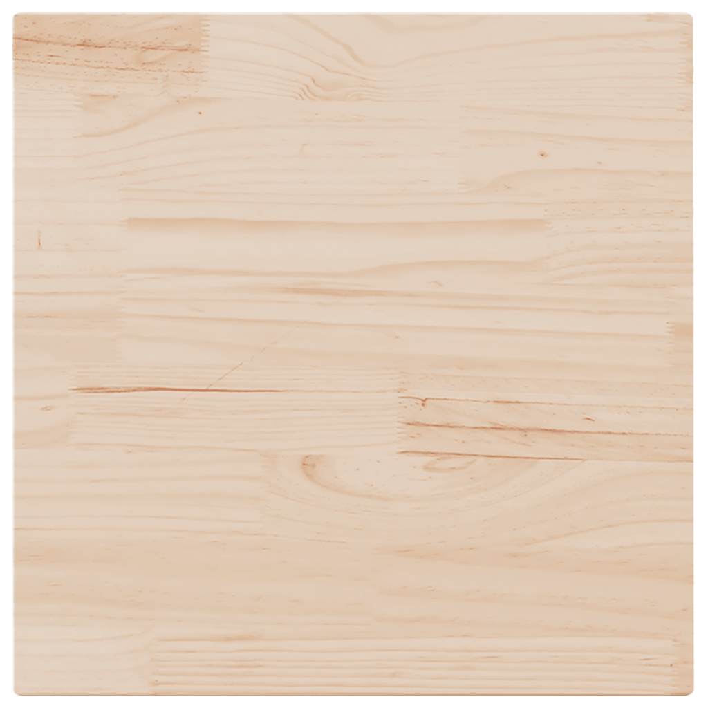 Tampo de mesa 70x70x2,5 cm madeira maciça pinho quadrado