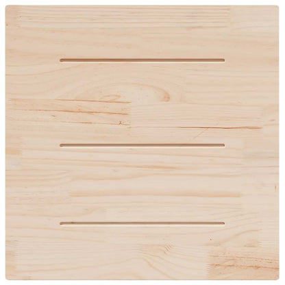 Tampo de mesa quadrado 70x70x2,5 cm pinho maciço branco