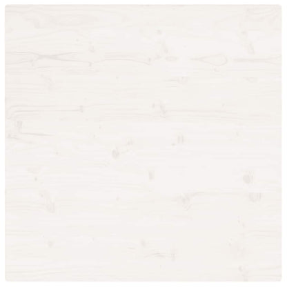 Tampo de mesa quadrado 70x70x2,5 cm pinho maciço branco