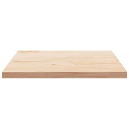 Tampo de mesa 80x80x2,5 cm madeira maciça pinho quadrado