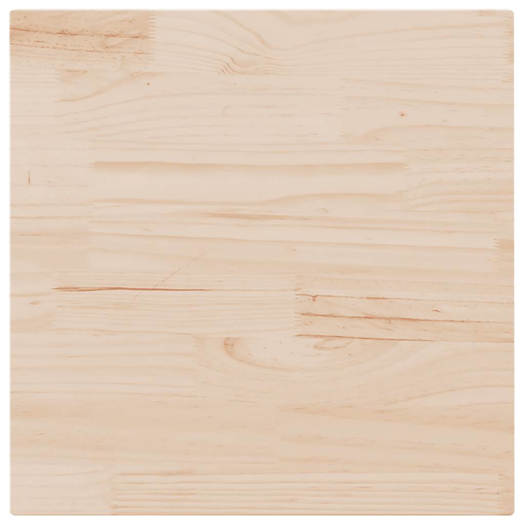 Tampo de mesa 80x80x2,5 cm madeira maciça pinho quadrado