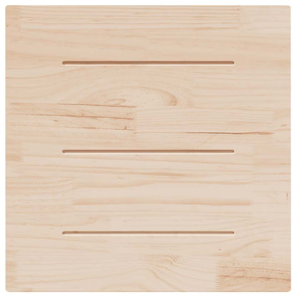 Tampo de mesa quadrado 80x80x2,5 cm pinho maciço branco