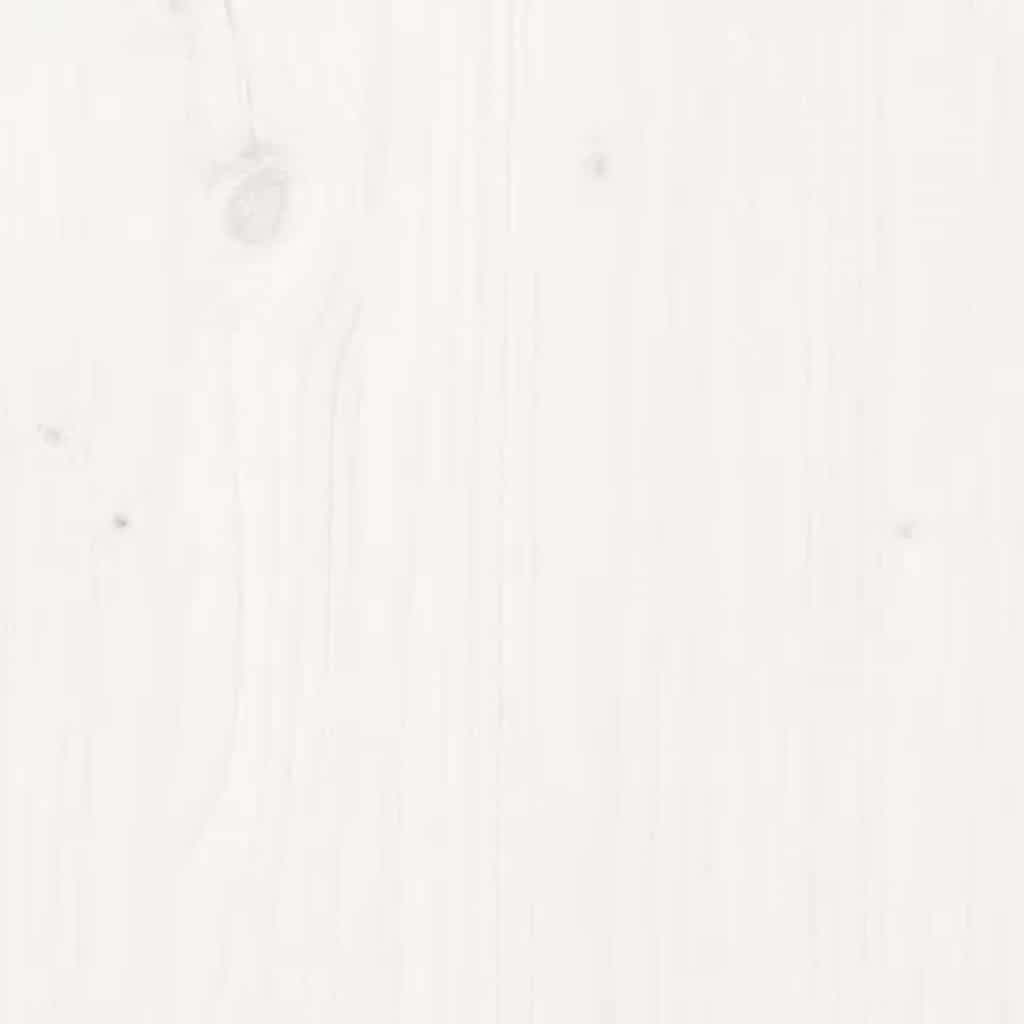 Tampo de mesa quadrado 80x80x2,5 cm pinho maciço branco