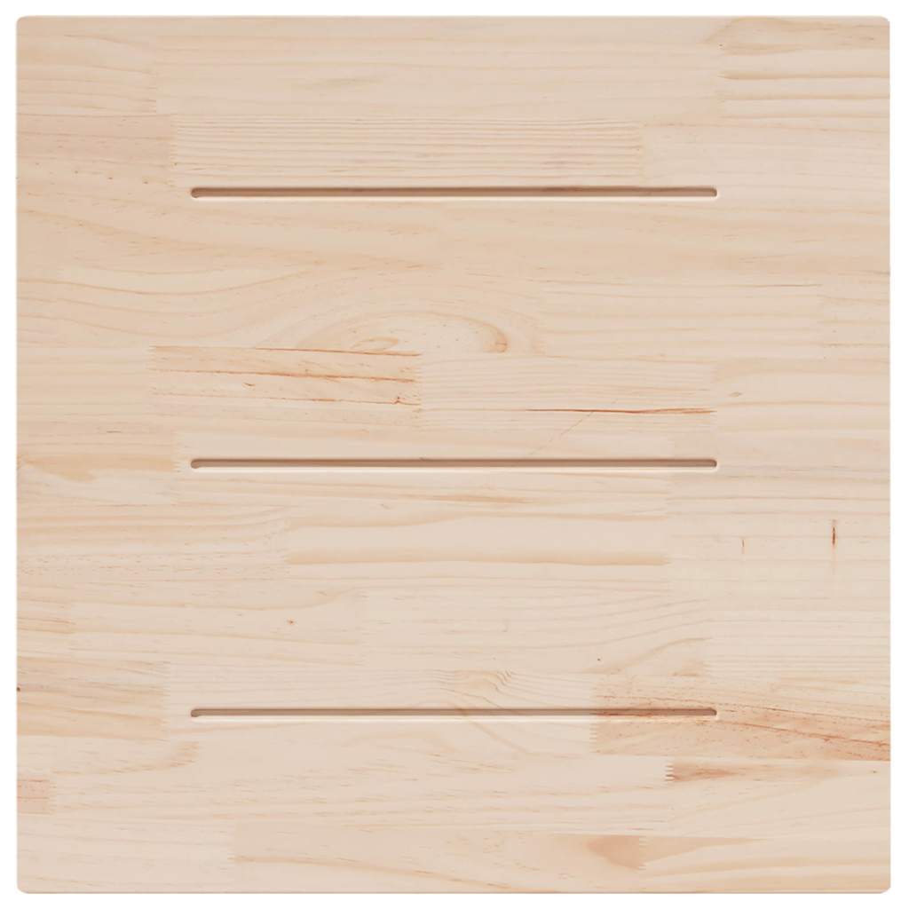 Tampo de mesa quadrado 90x90x2,5 cm pinho maciço