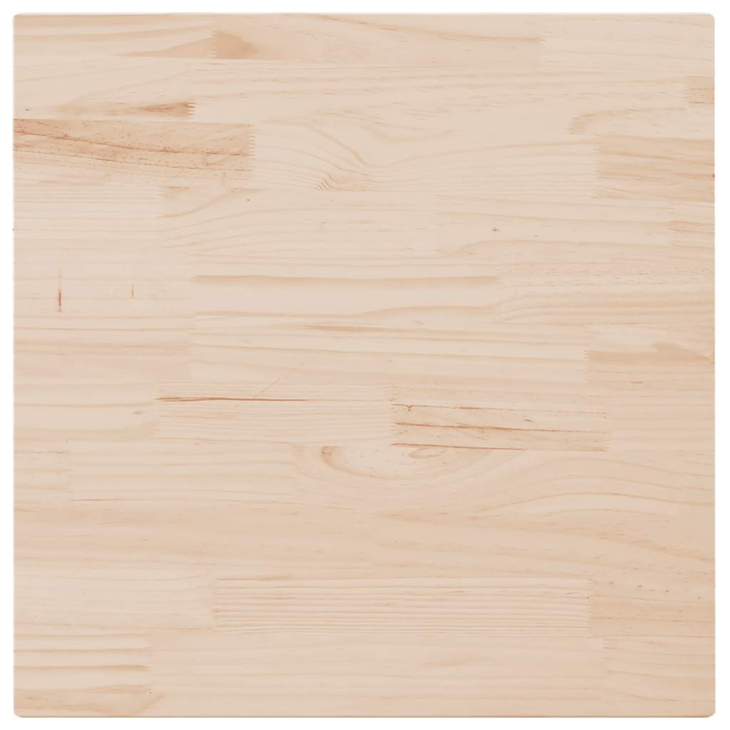 Tampo de mesa quadrado 90x90x2,5 cm pinho maciço