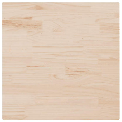 Tampo de mesa quadrado 90x90x2,5 cm pinho maciço