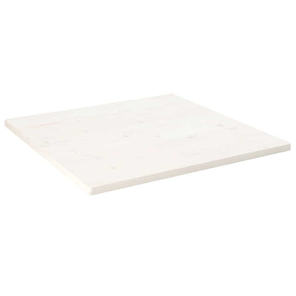 Tampo de mesa quadrado 90x90x2,5 cm pinho maciço branco