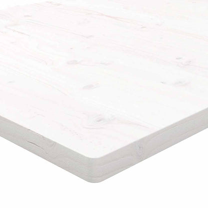 Tampo de mesa quadrado 90x90x2,5 cm pinho maciço branco