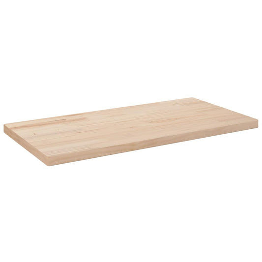 Tampo de mesa retangular 80x40x2,5 cm pinho maciço