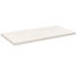 Tampo de mesa retangular 80x40x2,5 cm pinho maciço branco