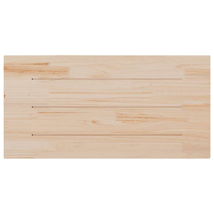 Tampo de mesa retangular 100x50x2,5 cm pinho maciço